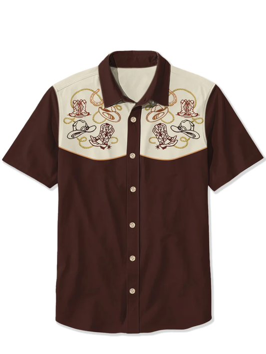 Cowboy Lasso - 100% Cotton Shirt
