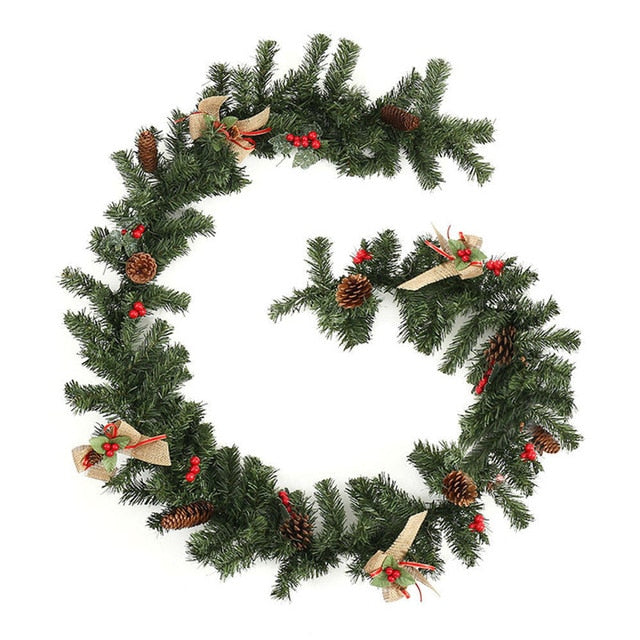 Christmas Artificial Flower Wreath