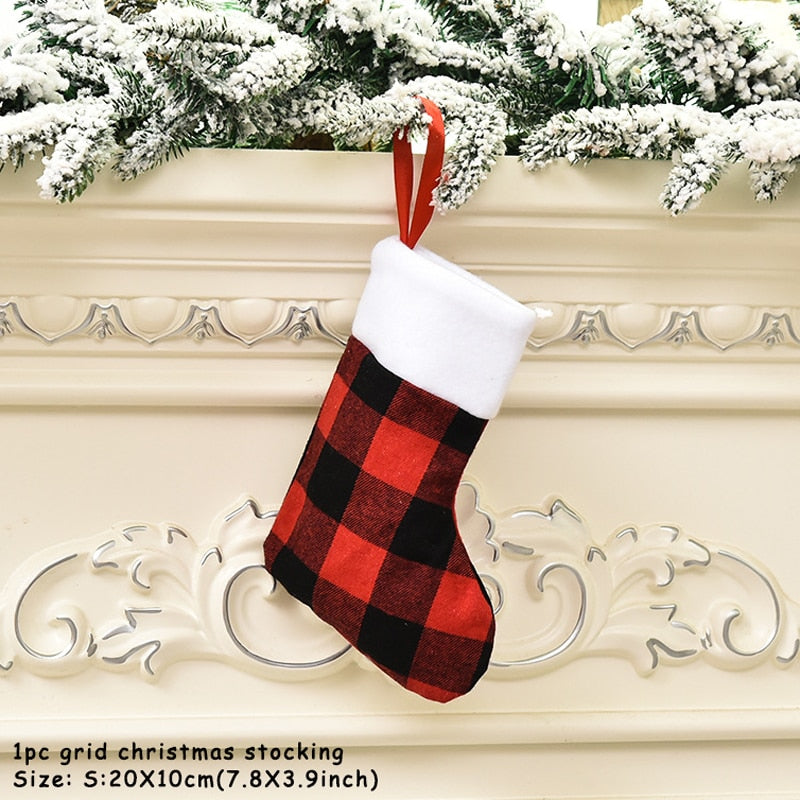 Christmas Stocking Santa Sack Gift Bag