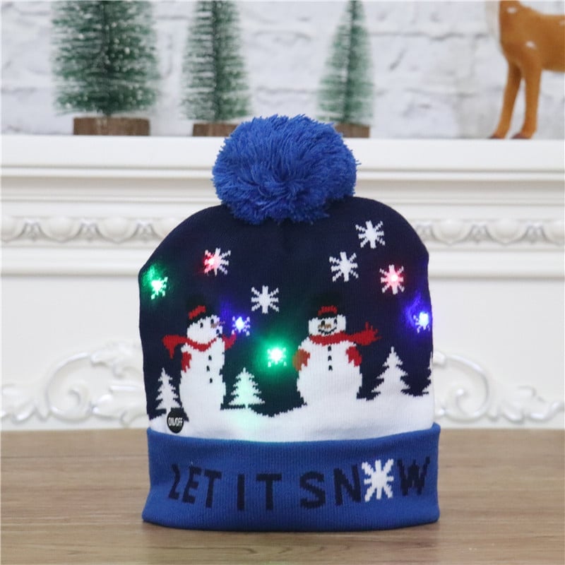 🎁2022 Early Christmas Sale 48% OFF- Christmas LED Light Knitted Beanies