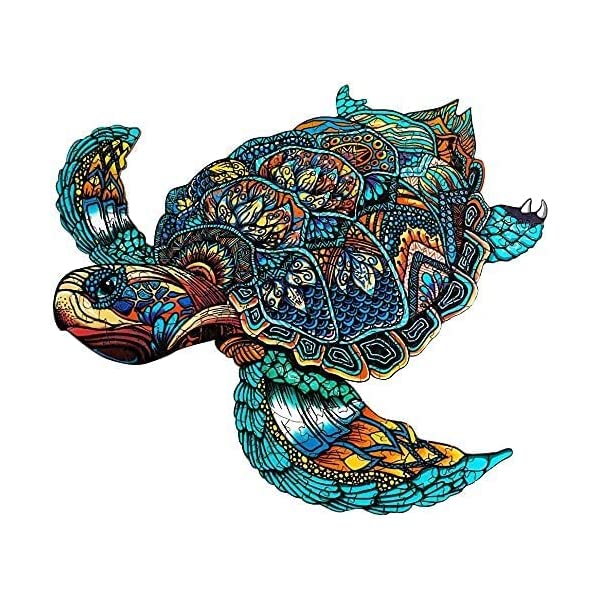 Fun Challenging Wooden Sea Turtle Puzzles Gifts Perfect Family Game