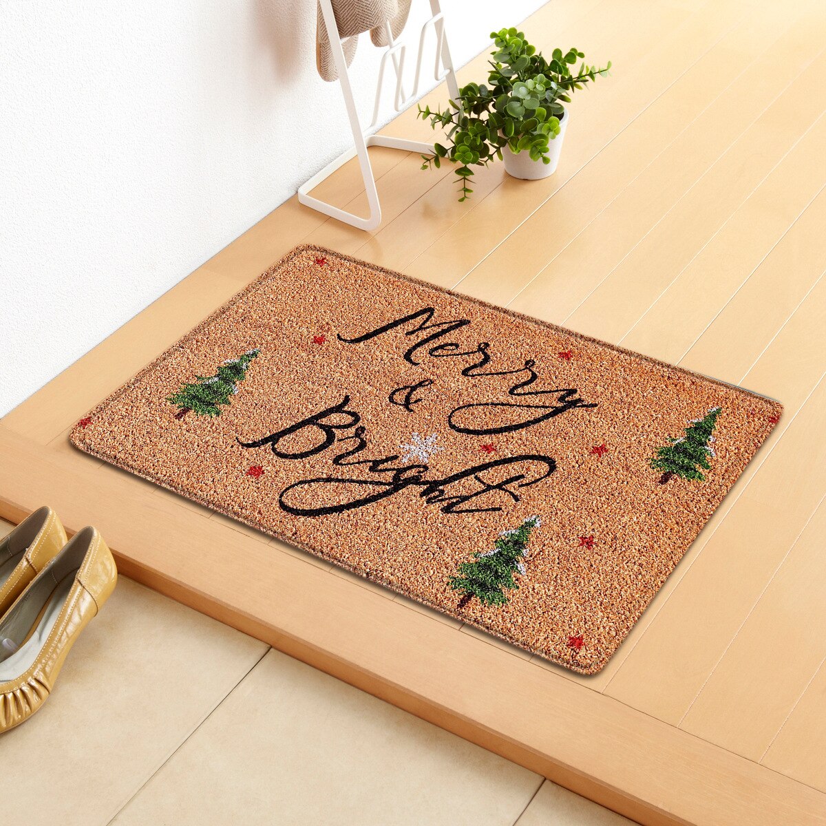 Christmas Floor Mat Non-Slip Entrance Carpet