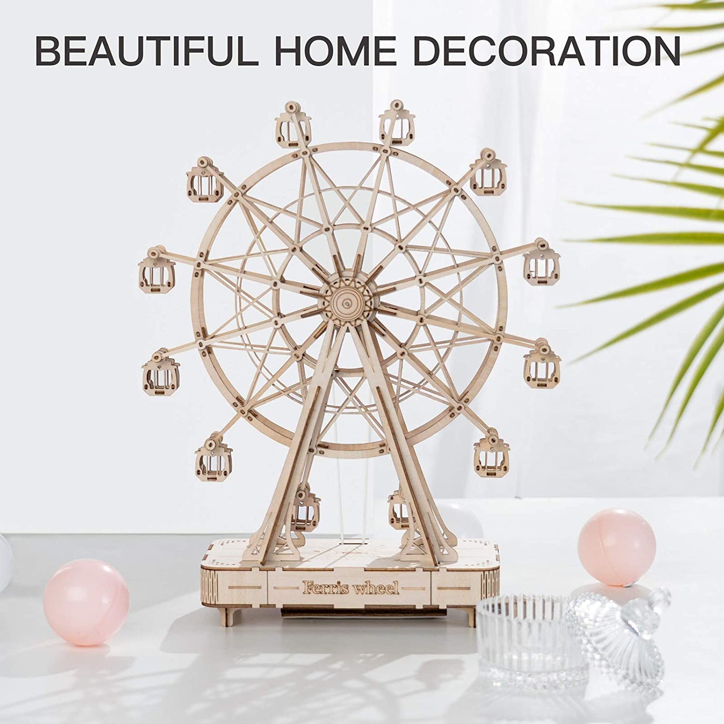 DIY 3D Ferris Wheel Wooden Model Building