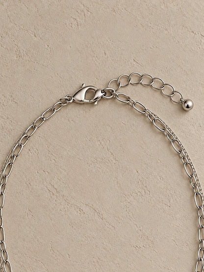 Roman Coin Double-Layer Chain Necklace