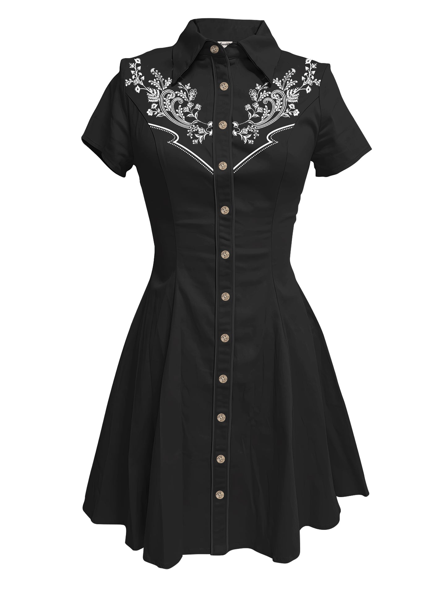[Embroidery]Sacred Pattern - 100% Cotton Dress