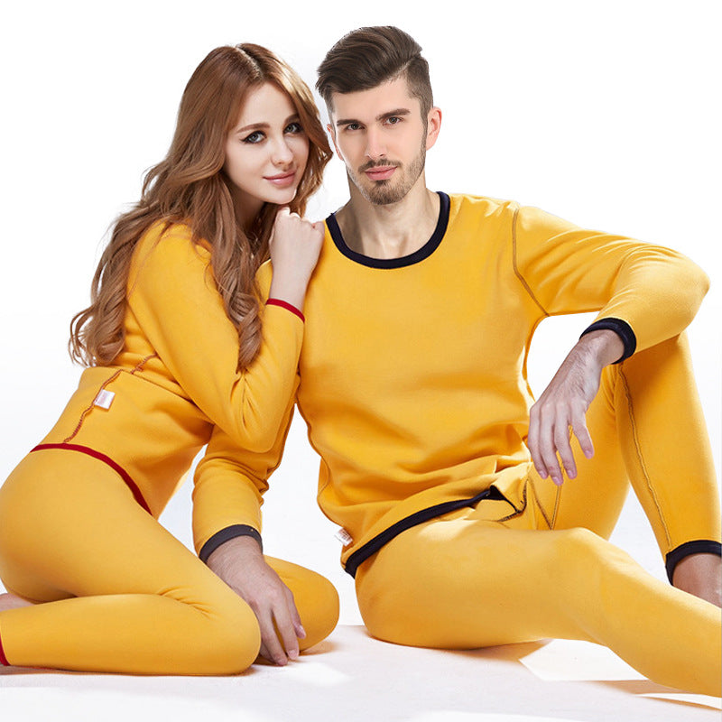 L-6XL Thermal Underwear Men Winter Women Long Johns Sets