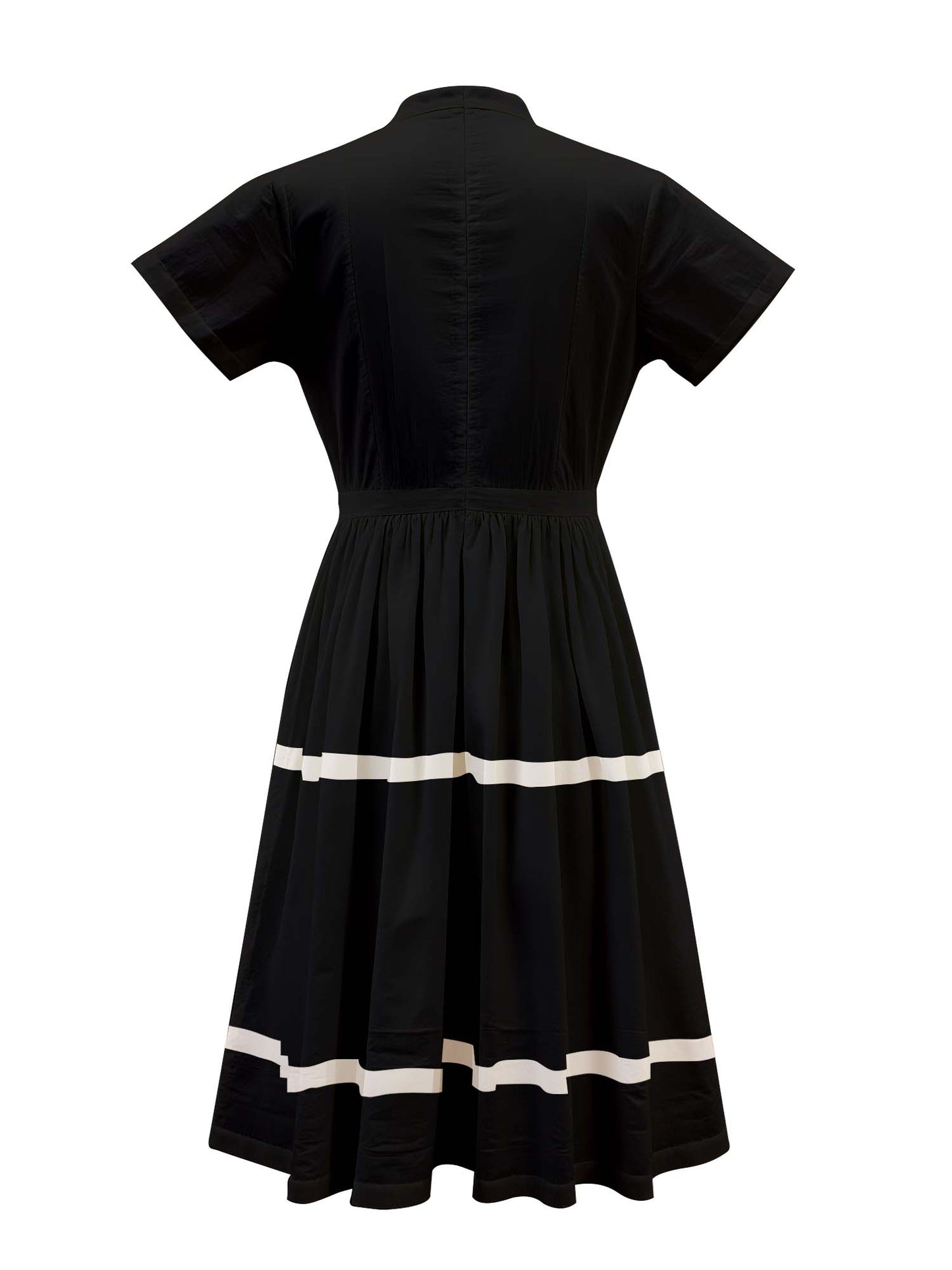 Skeleton Crow Head And Flower - 100% Cotton Vintage Dress