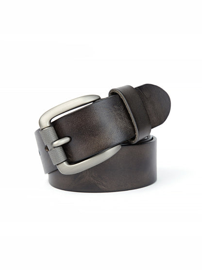 Top Layer Cowhide Vegetable Tanned Leather Belt