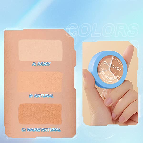 Full Cover Concealer Makeup with Brush