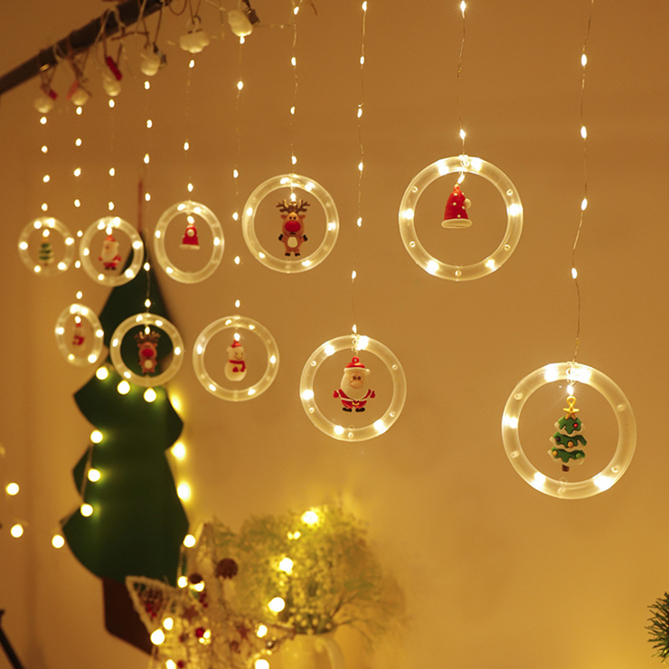 Christmas Curtain String Lights(🎅 Christmas Early Special Offer - 50% OFF + Buy 2 Free Shipping)