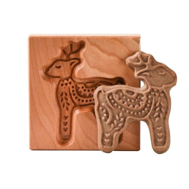 (⏰Early Christmas Sale- 49% OFF⏰)Wood patterned Cookie cutter - Embossing Mold For Cookies