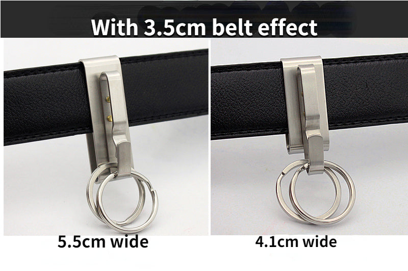 All-steel large elastic waist buckle