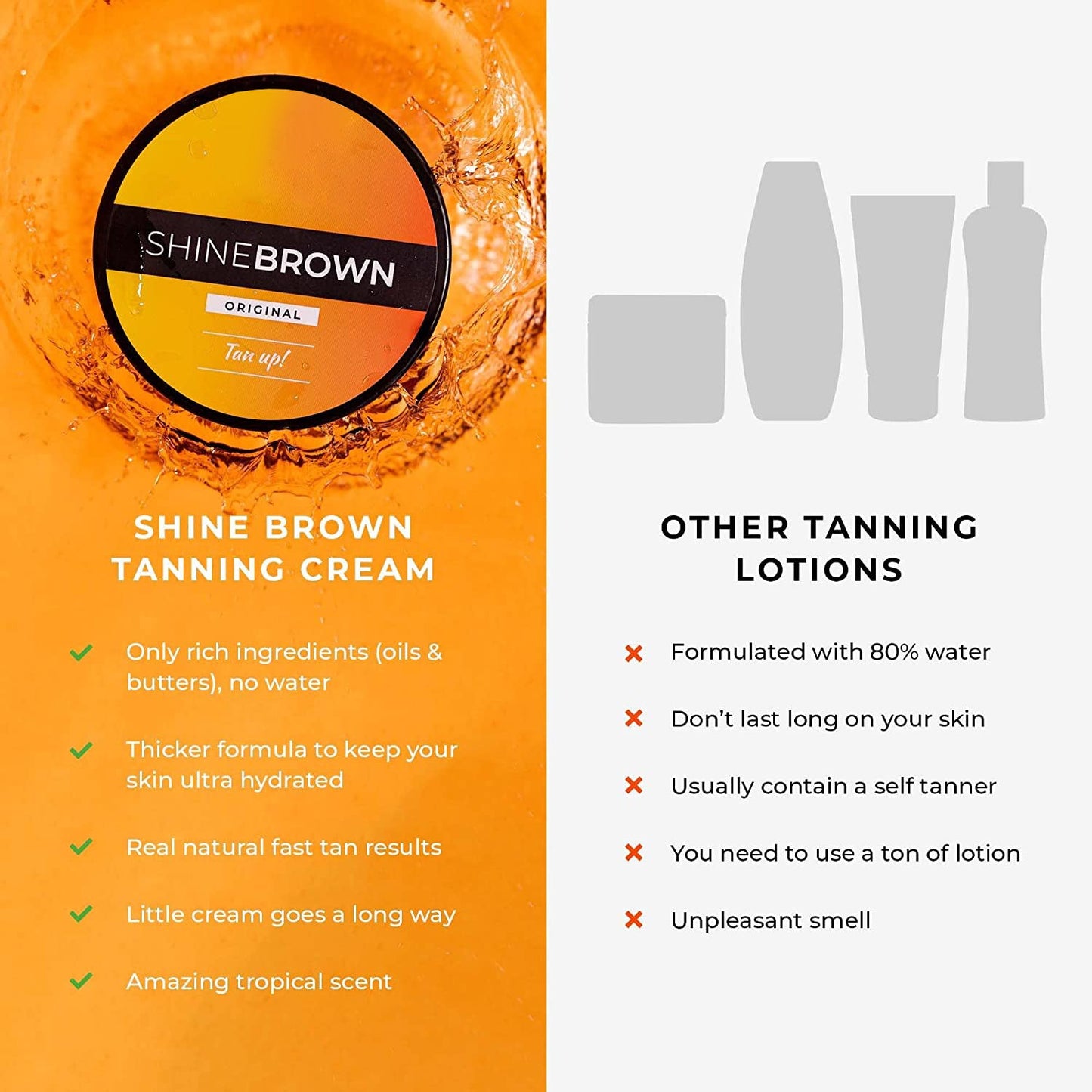 🔥LAST DAY 60% OFF🔥Shine Brown Tanning CreamTM