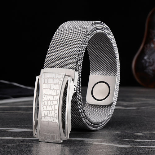 Automatic Buckle Stainless Steel Belt