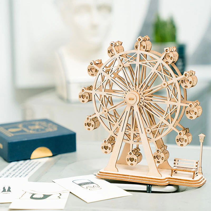 DIY 3D Ferris Wheel Wooden Model Building