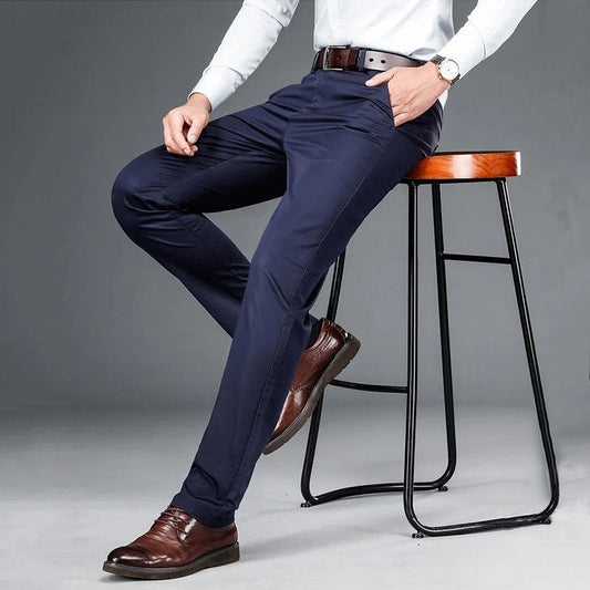 Men‘s ice silk suit pants