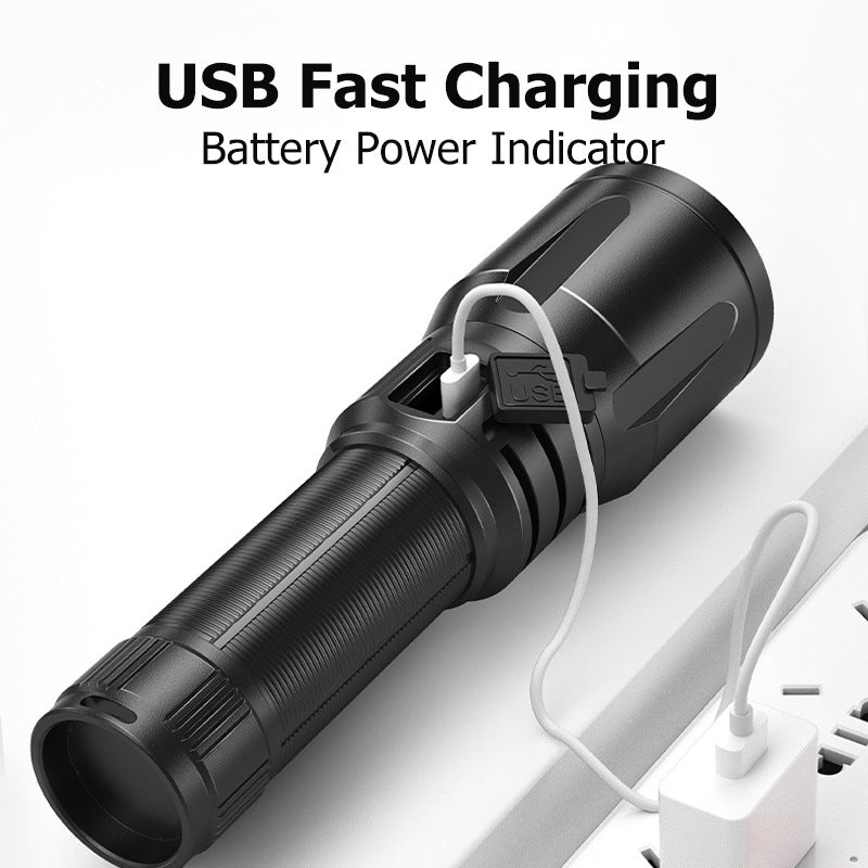 High-power Flashlight Charging Outdoor