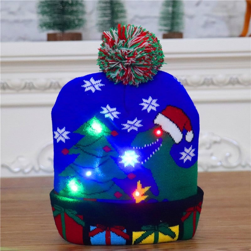 🎁2022 Early Christmas Sale 48% OFF- Christmas LED Light Knitted Beanies