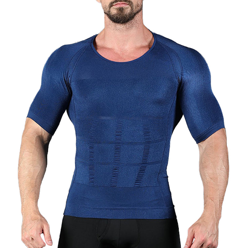 Men's Slim Body Shapewear Compression  Abdomen Tummy Belly Waist Cincher Vest