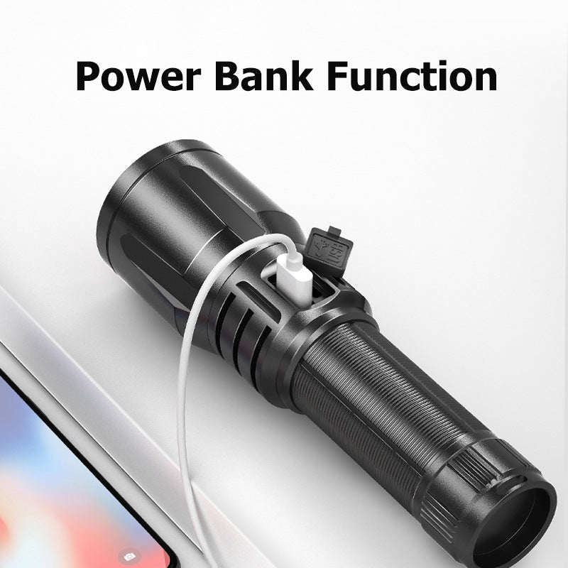 High-power Flashlight Charging Outdoor