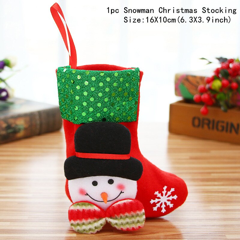 Christmas Stocking Santa Sack Gift Bag