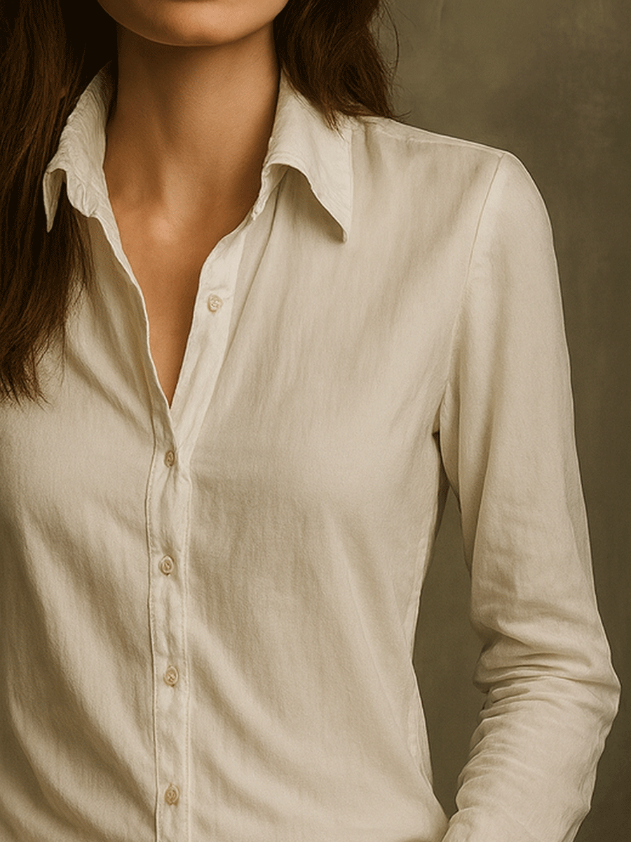 Vintage Boho Heritage Linen Button Shirt