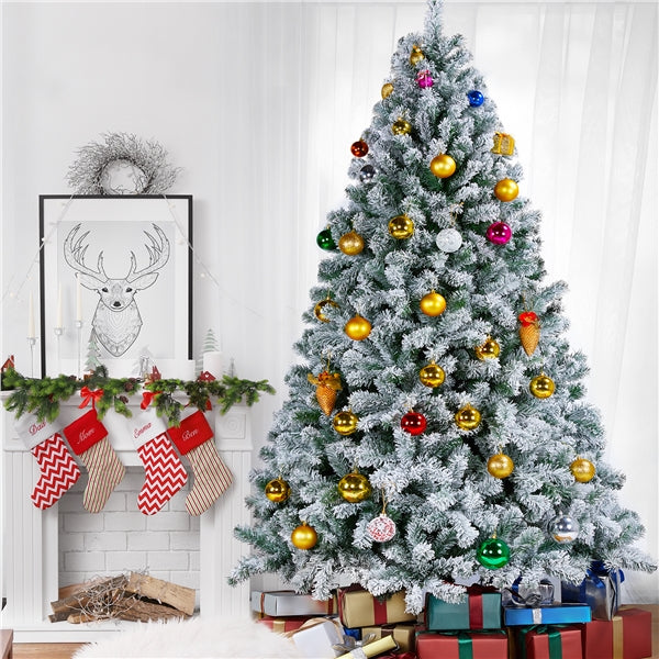 7.5’ Frosted Artificial Christmas Tree