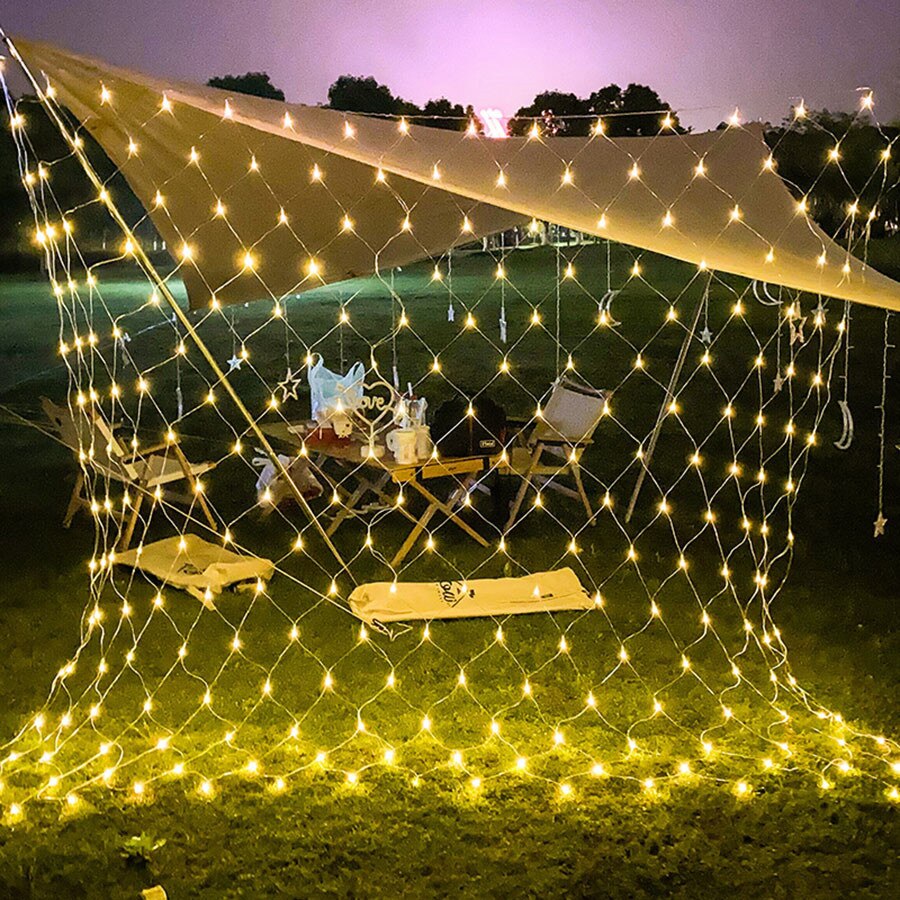 Solar Net Light Yard Camping Holiday/Christmas Decoration 💡