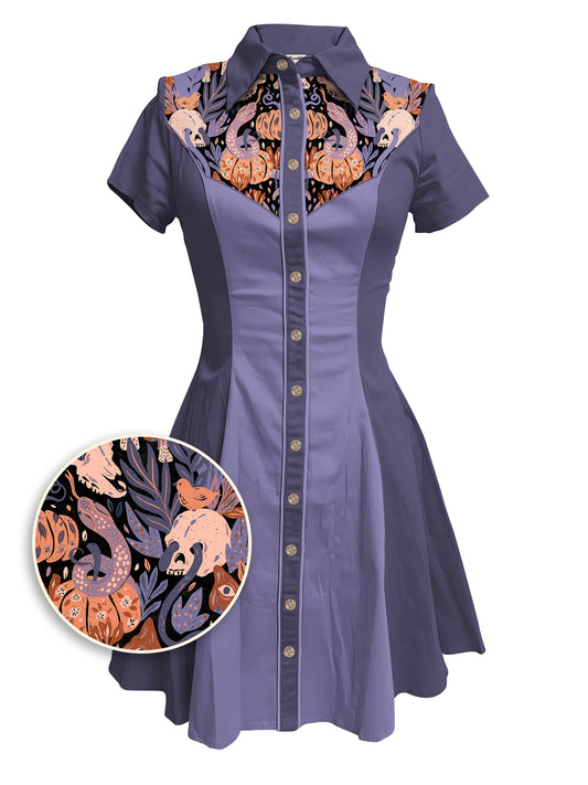 Cottagecore Halloween - 100% Cotton Dress