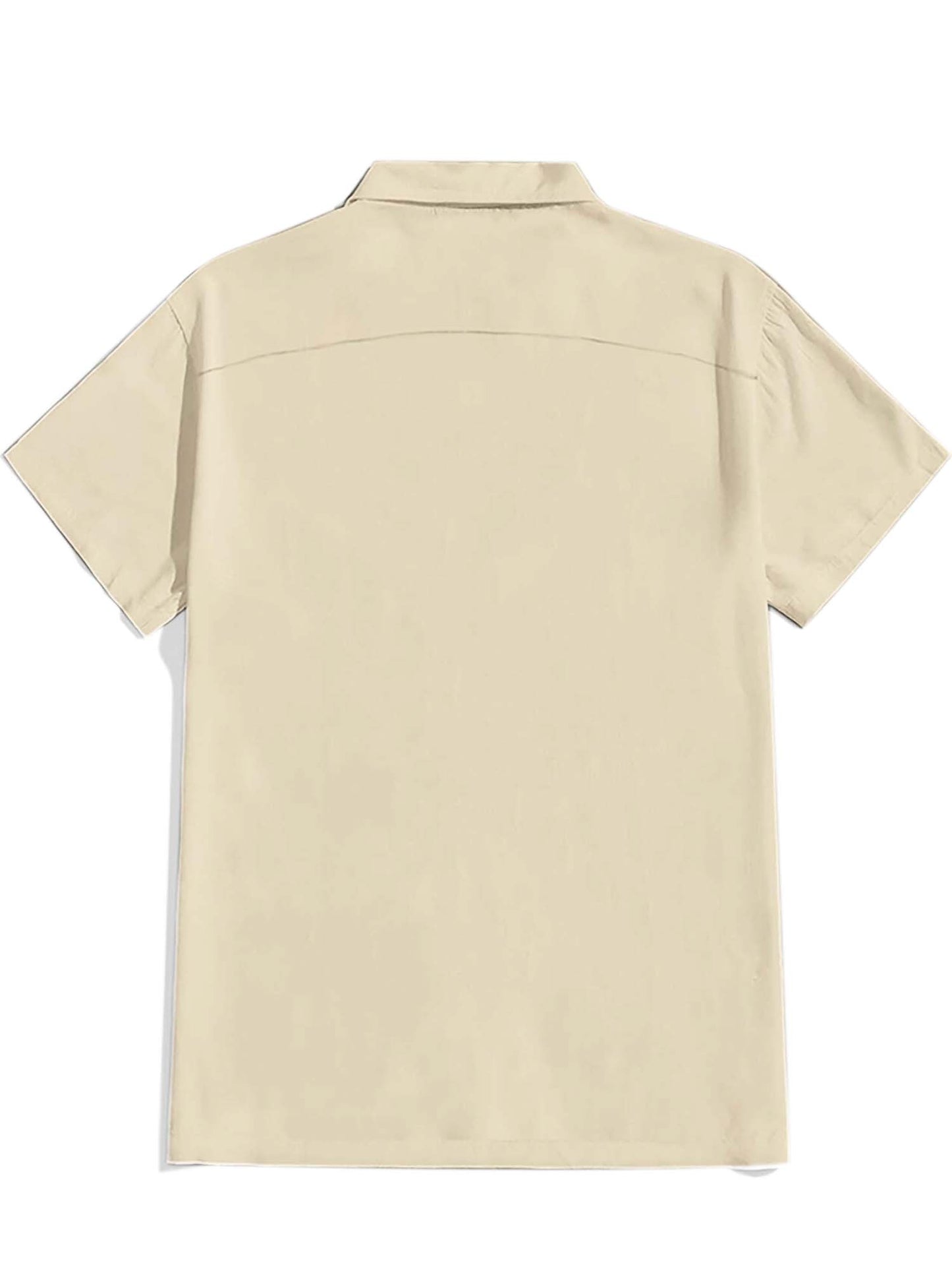 Blue Floral - 100% Cotton Cuban Collar Shirt
