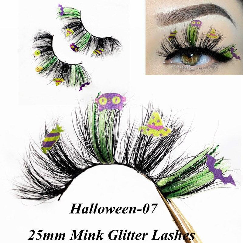 Halloween Glitter Lashes