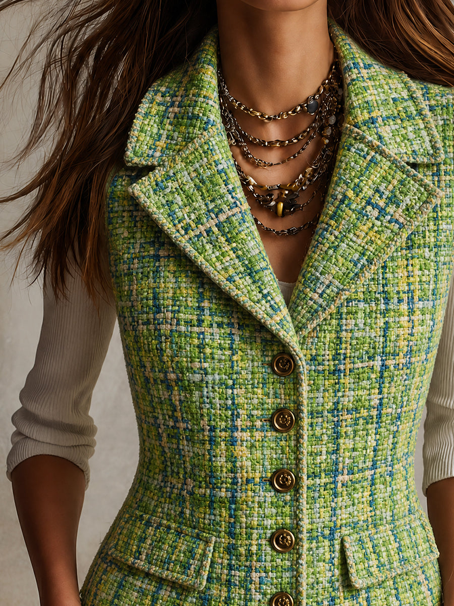 Meadow Nomad Tweed Waistcoat