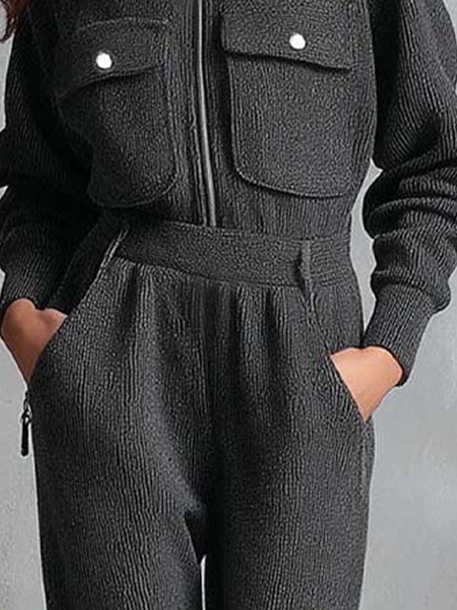 Cozy Knit Two-Piece Lounge Set