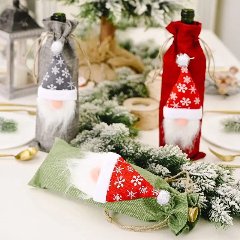 🎄Christmas Wine Bottle Bags