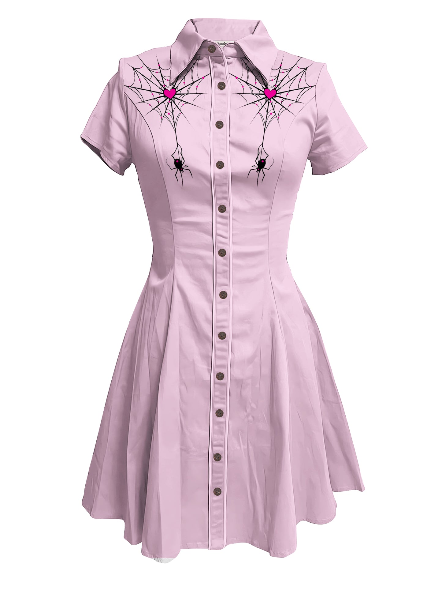 Spider - 100% Cotton Double Pocket Dress
