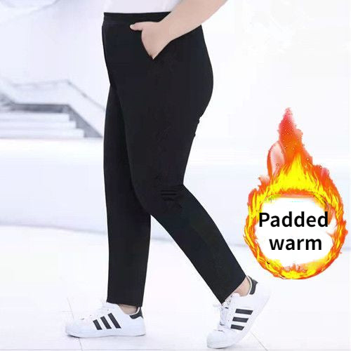 XL-9XL Extra large size warm fleece pants