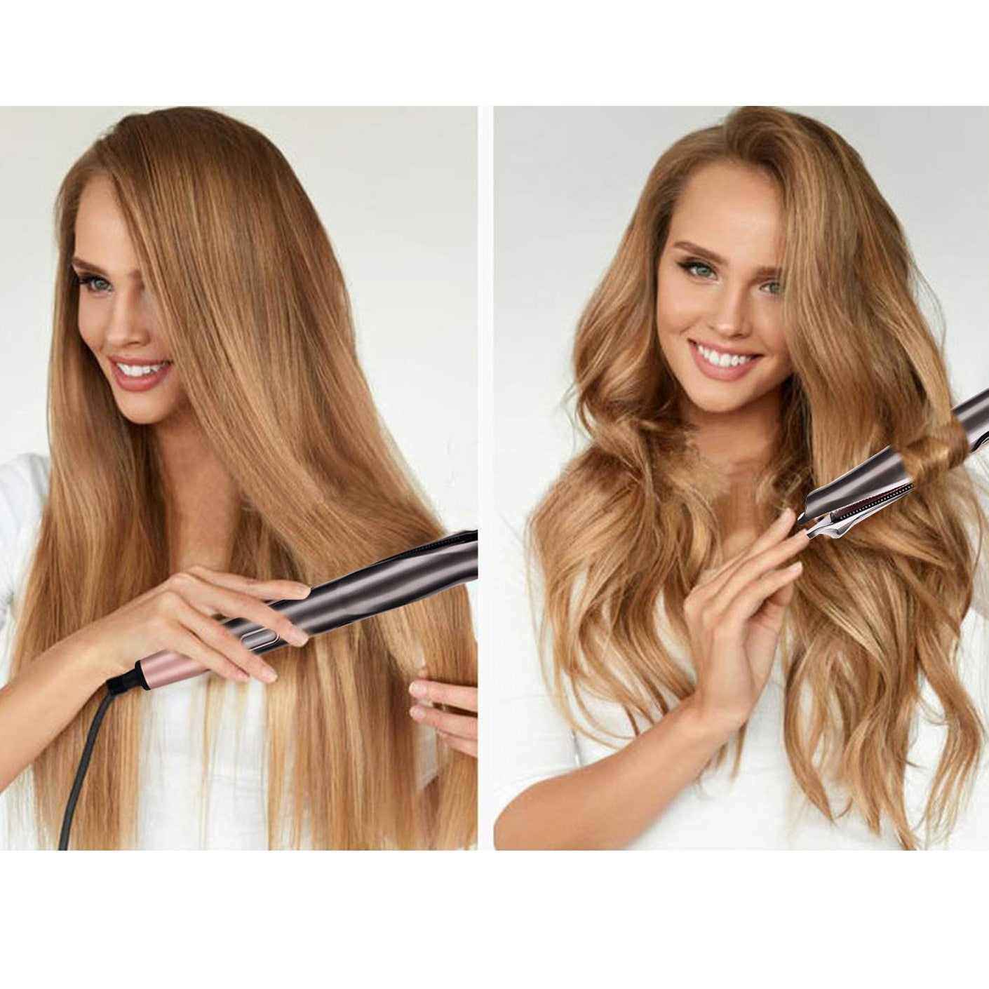 Twisted Hair Straightening Curling IronTM