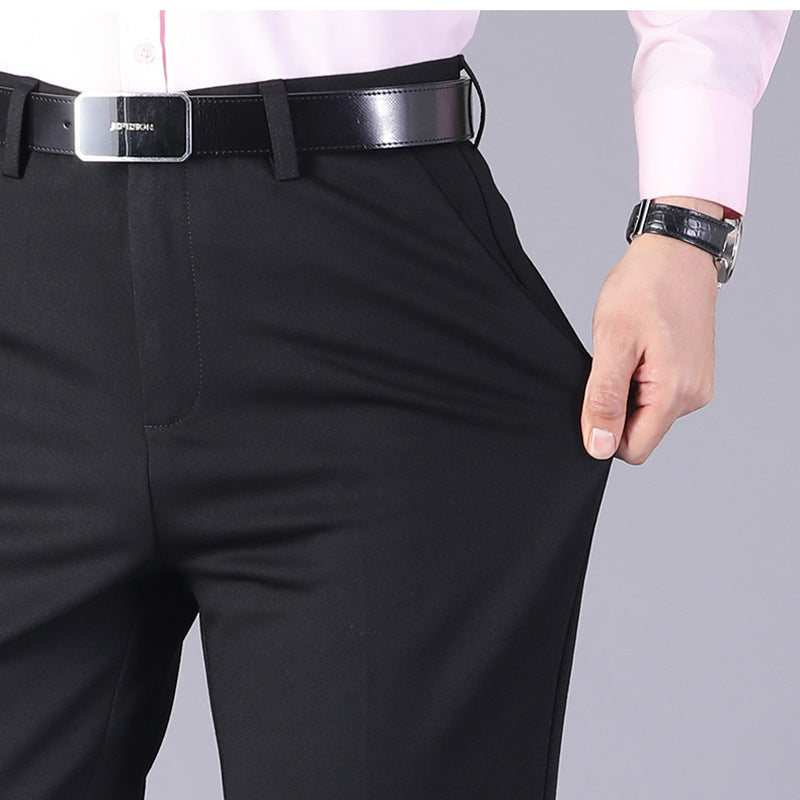 Men‘s ice silk suit pants