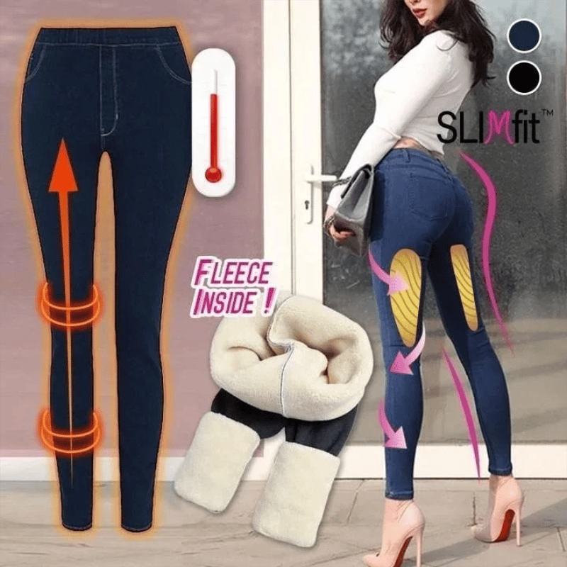 💖 Last Day Promotion 49% OFF🌹Thermal Fleece Denim Jeggings BUY 3 FREE SHIPPING)