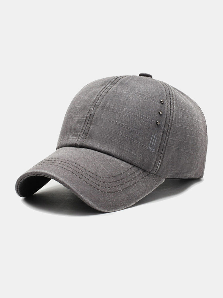 Unisex Letter Embroidered USA Flag Hat