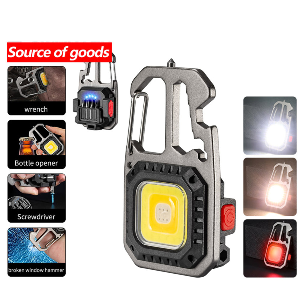 Mini COB LED Flashlight Keychain Lights