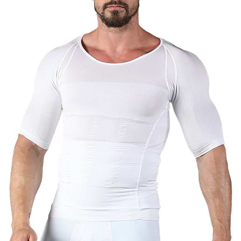 Men's Slim Body Shapewear Compression  Abdomen Tummy Belly Waist Cincher Vest