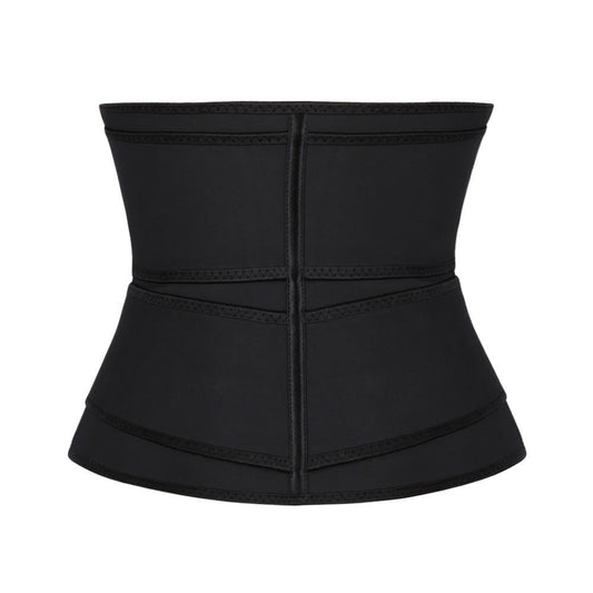 Double Velcro Strap Zipper Waist Trainer