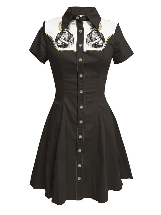 Jesus And The Rabbit - 100% Cotton Dress