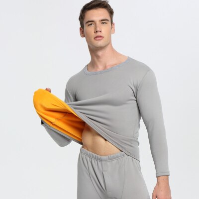 L-6XL Thermal Underwear Men Winter Women Long Johns Sets