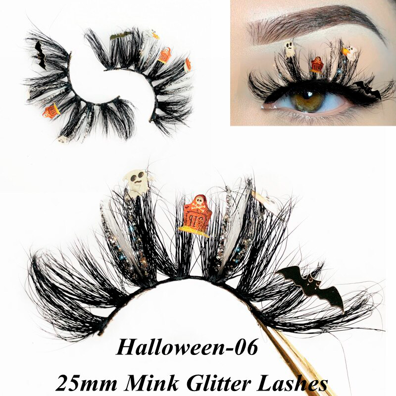 Halloween Glitter Lashes