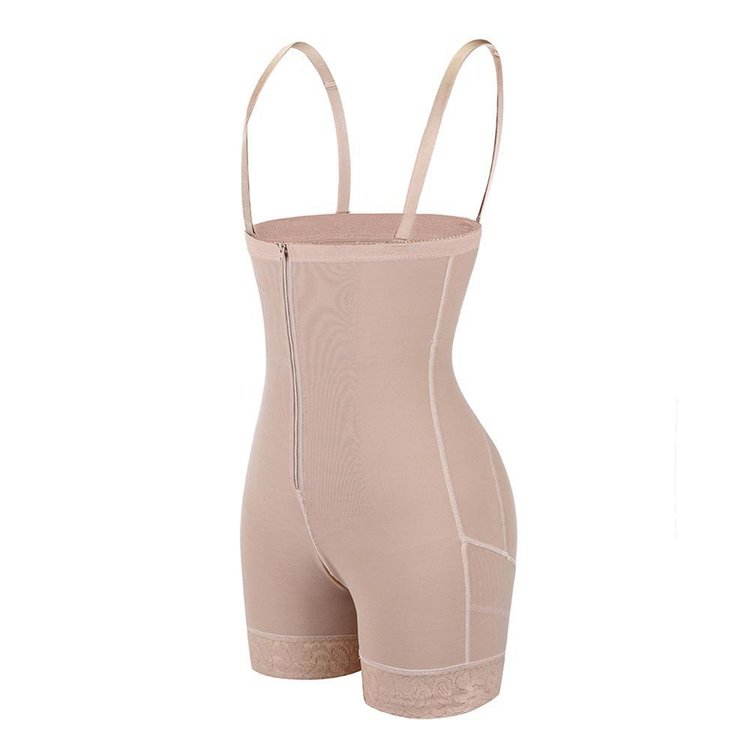 Firm Tummy Compression Bodysuit Shaper With Butt Lifter