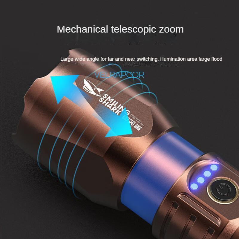 Mini Telescoping High Power Flashlight