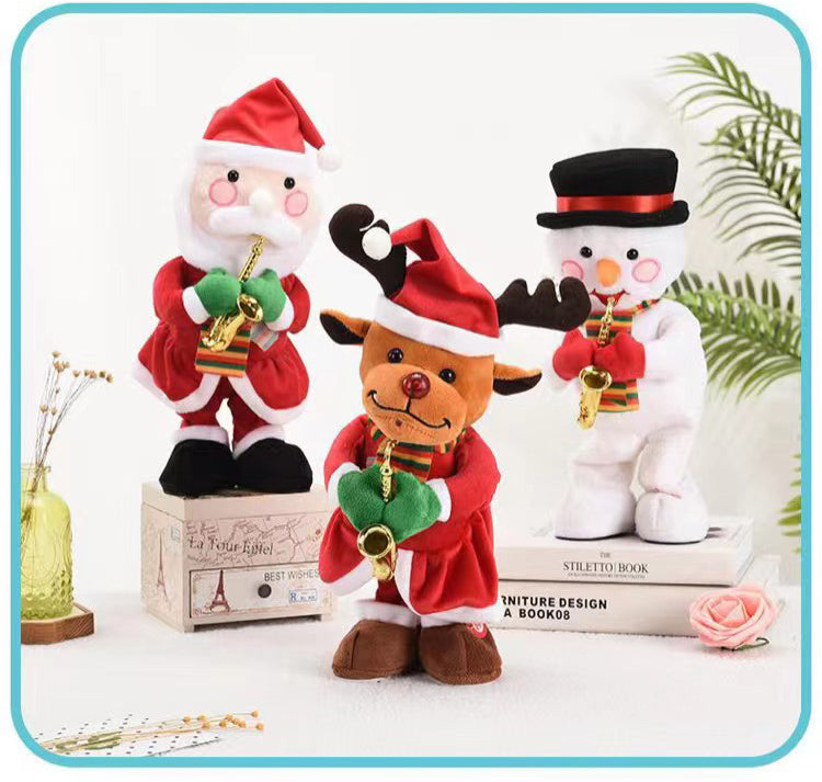 Dancing Christmas tree electronic plush toys decorations Christmas gifts