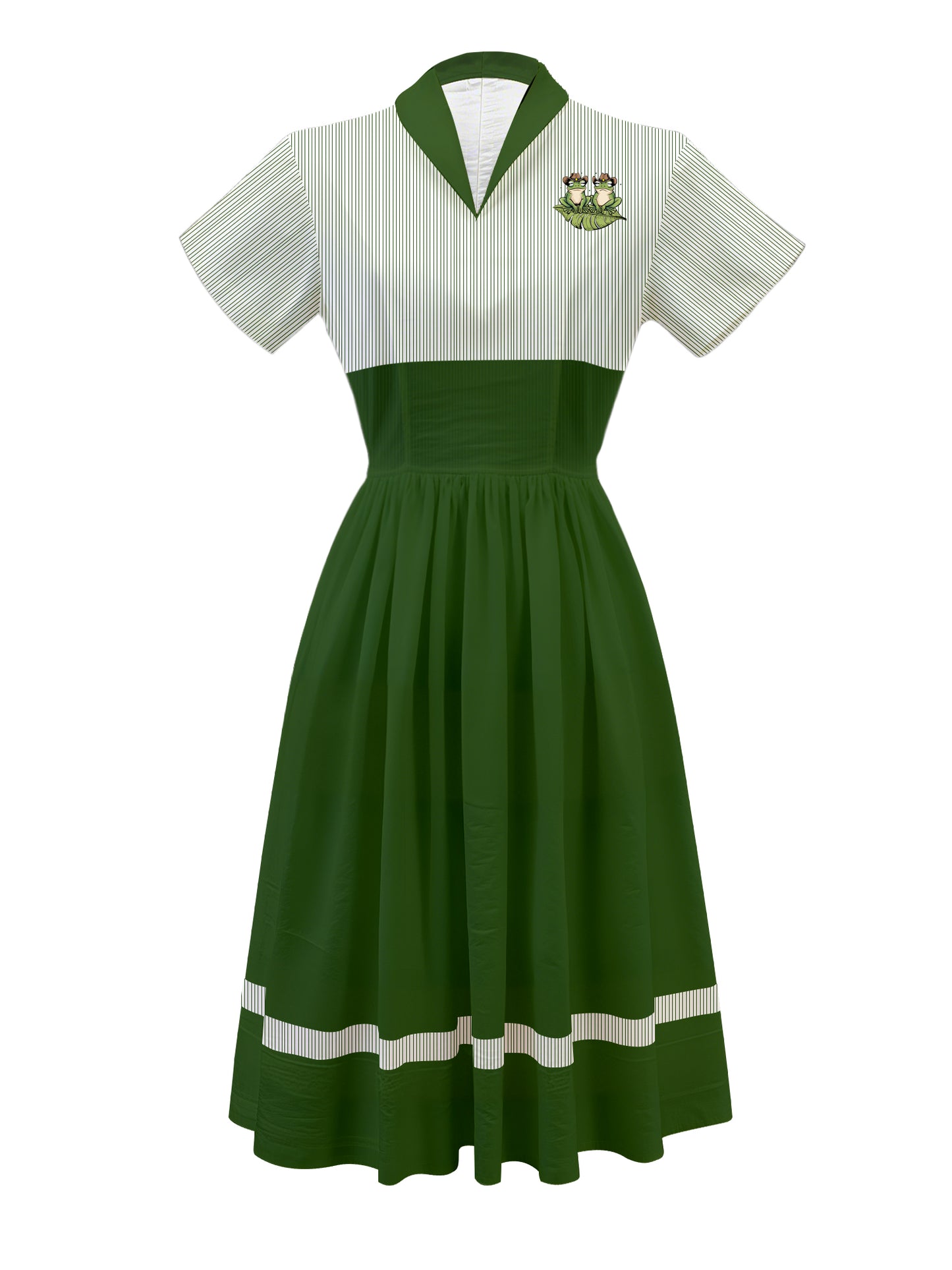 Frog - 100% Cotton Vintage Dress